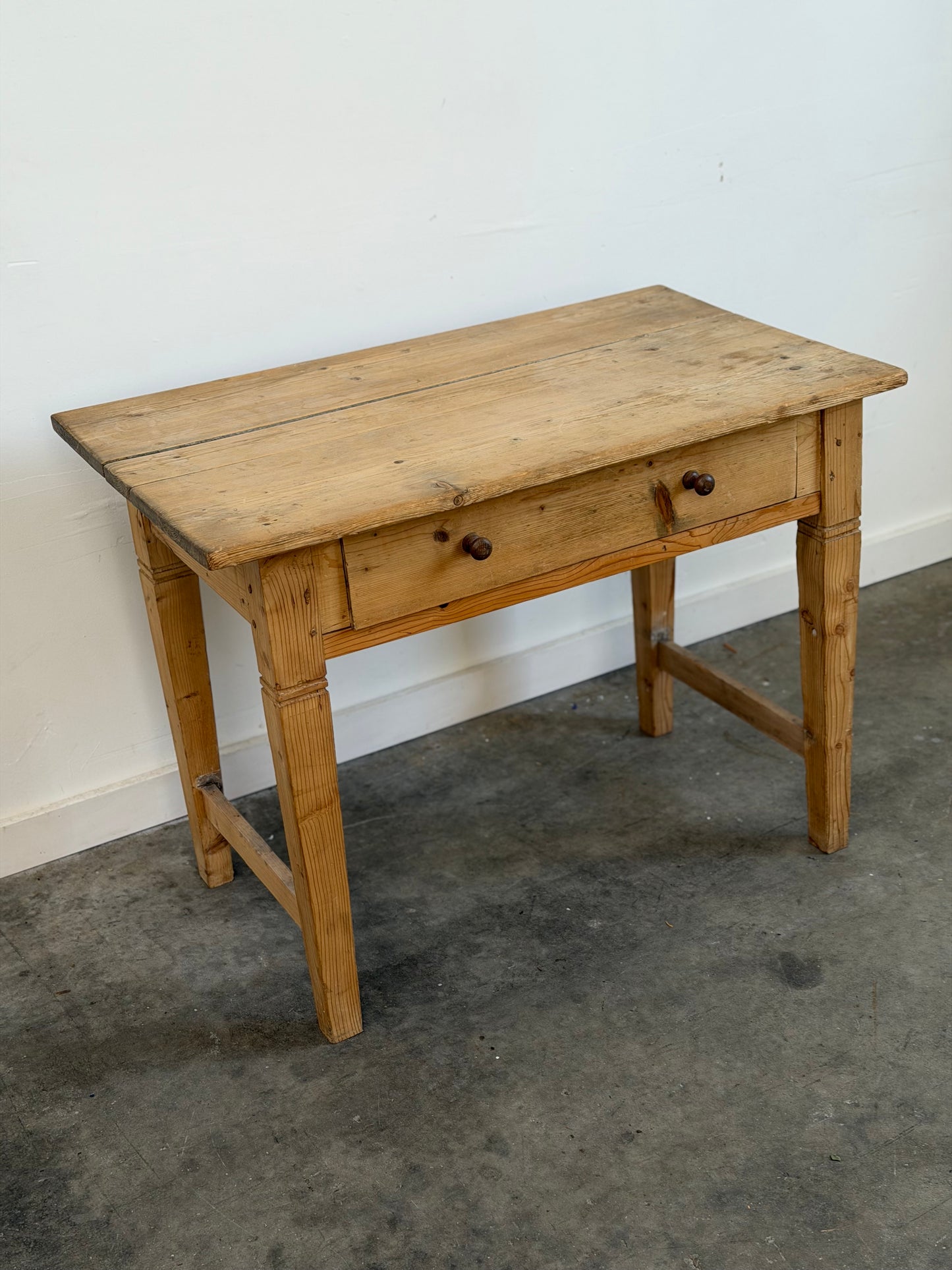 Pine Single Drawer Console Table
