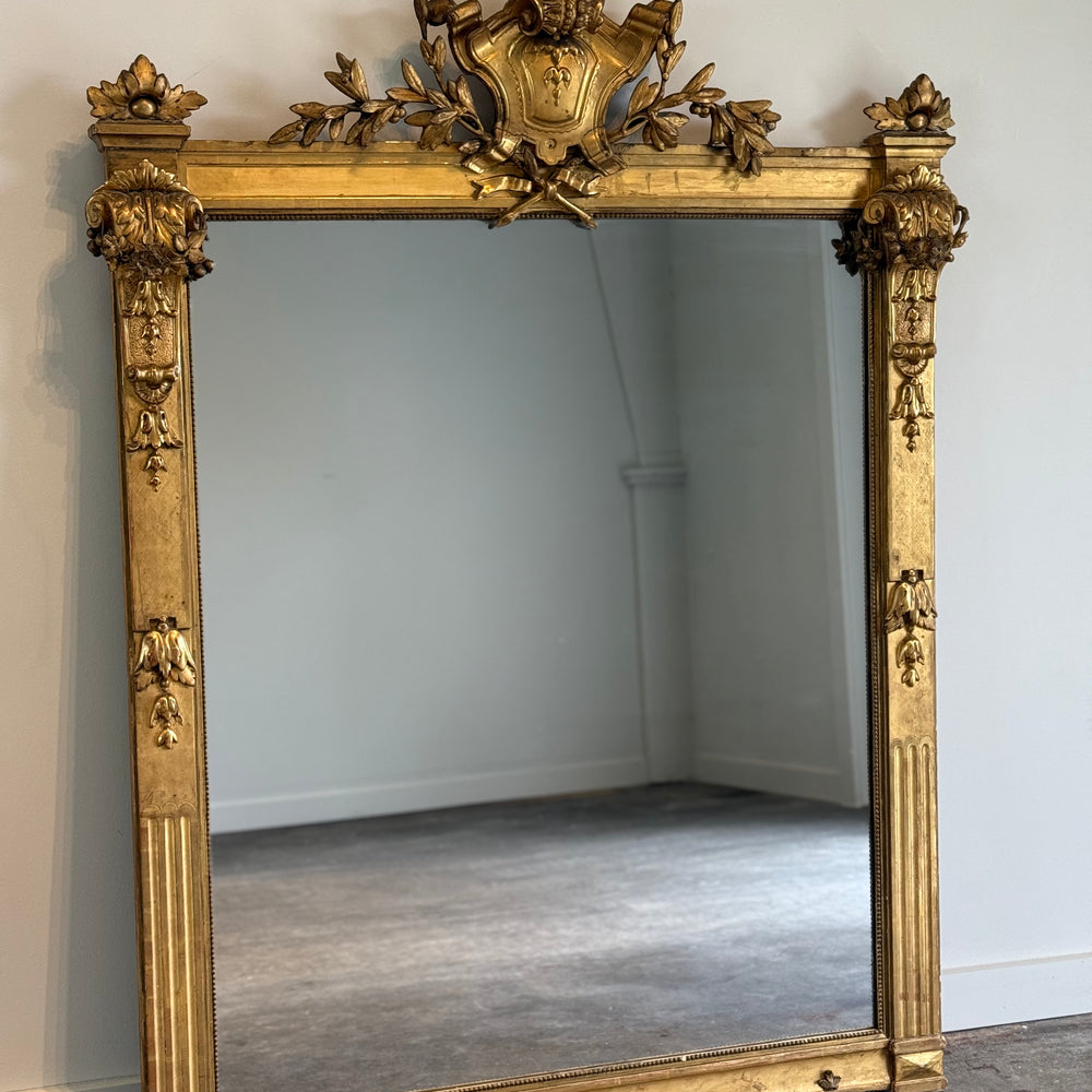 Large Louis XVl Gilt Mirror