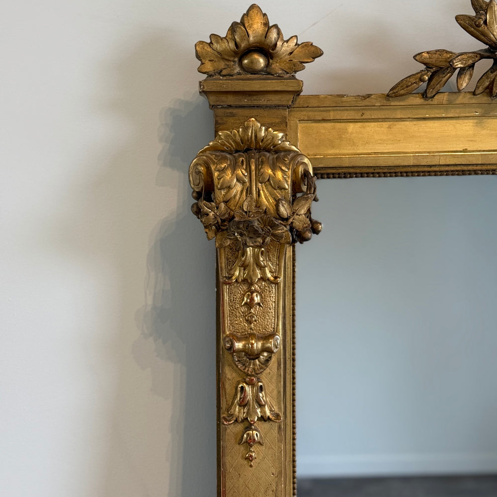 
                  
                    Large Louis XVl Gilt Mirror
                  
                