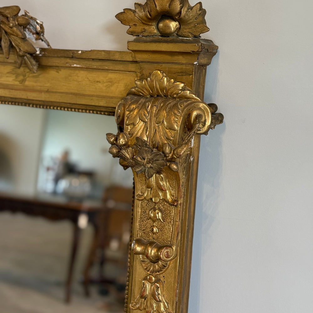 
                  
                    Large Louis XVl Gilt Mirror
                  
                