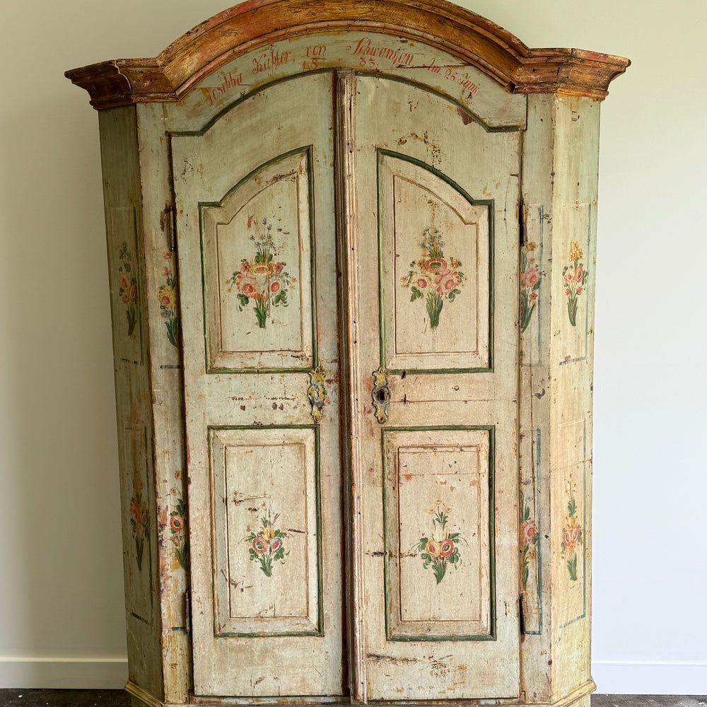 
                  
                    Antique Painted Wardrobe 1833 France or Germany
                  
                