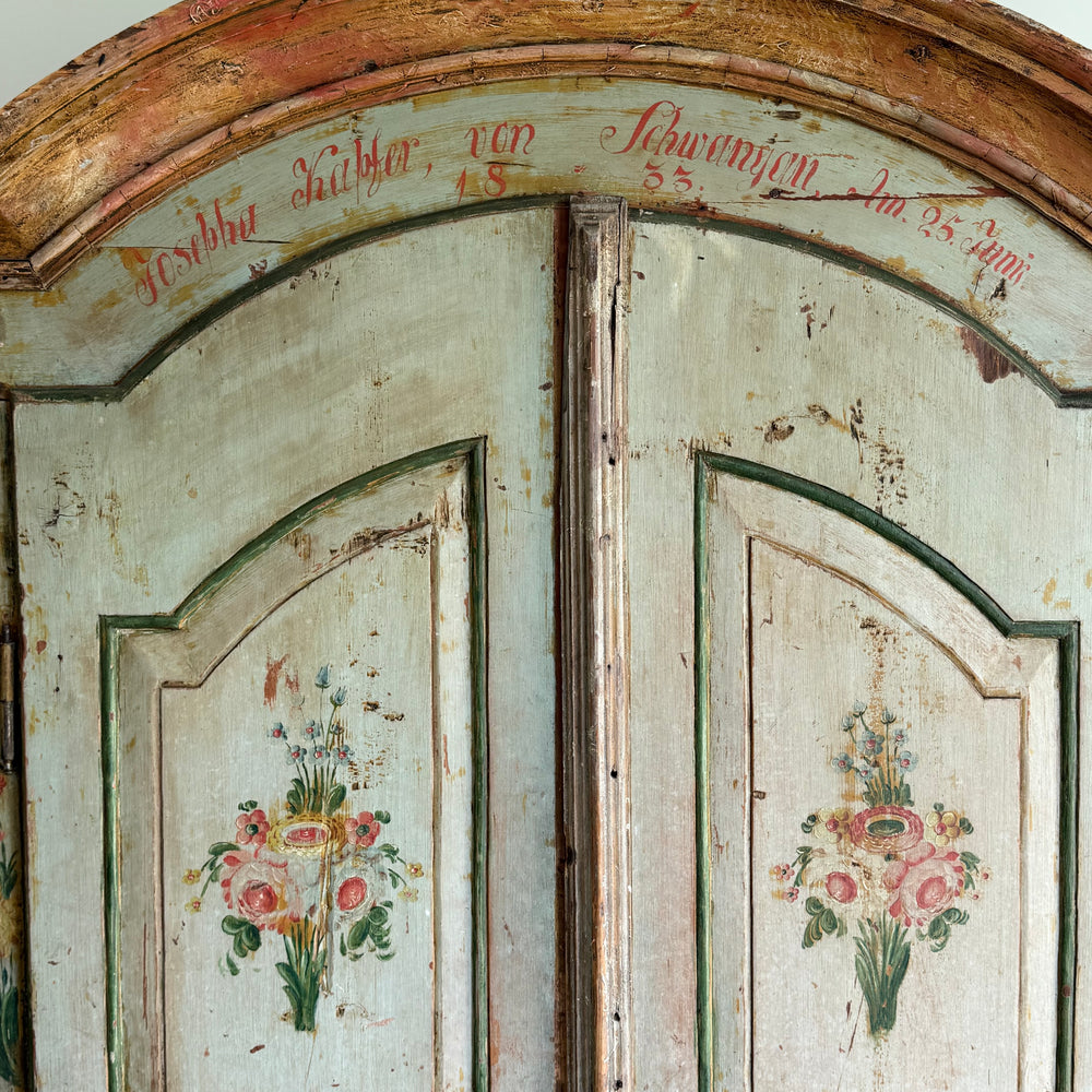 
                  
                    Antique Painted Wardrobe 1833 France or Germany
                  
                