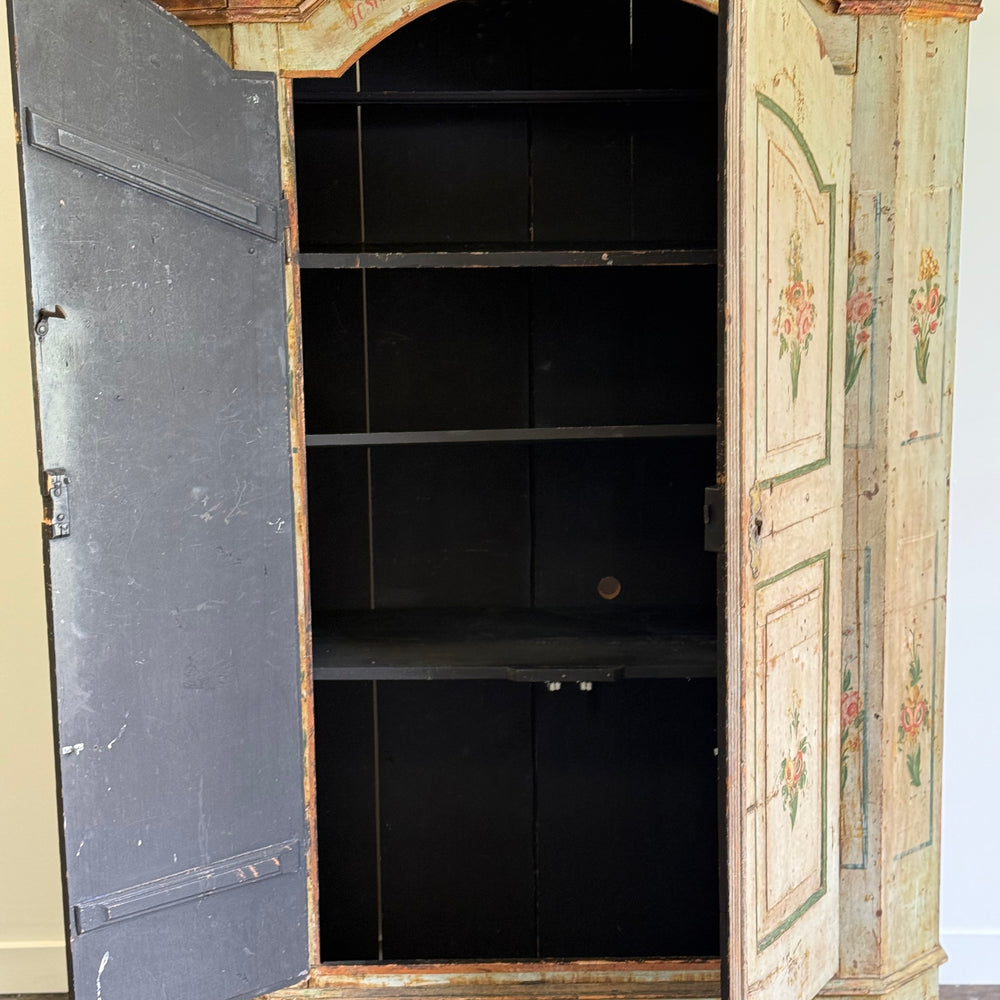 
                  
                    Antique Painted Wardrobe 1833 France or Germany
                  
                