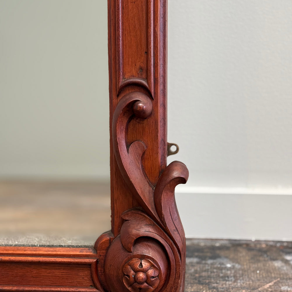 
                  
                    Antique Over Mantle or Wall Mirror. Boston 19th C.
                  
                