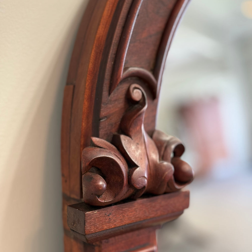 
                  
                    Antique Over Mantle or Wall Mirror. Boston 19th C.
                  
                