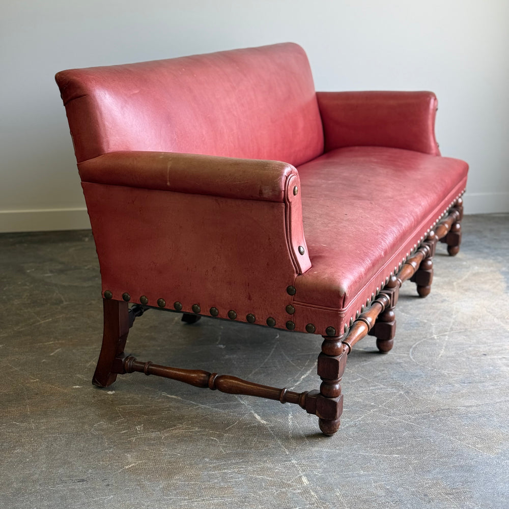 
                  
                    Antique Leather Sofa. England C.1900
                  
                