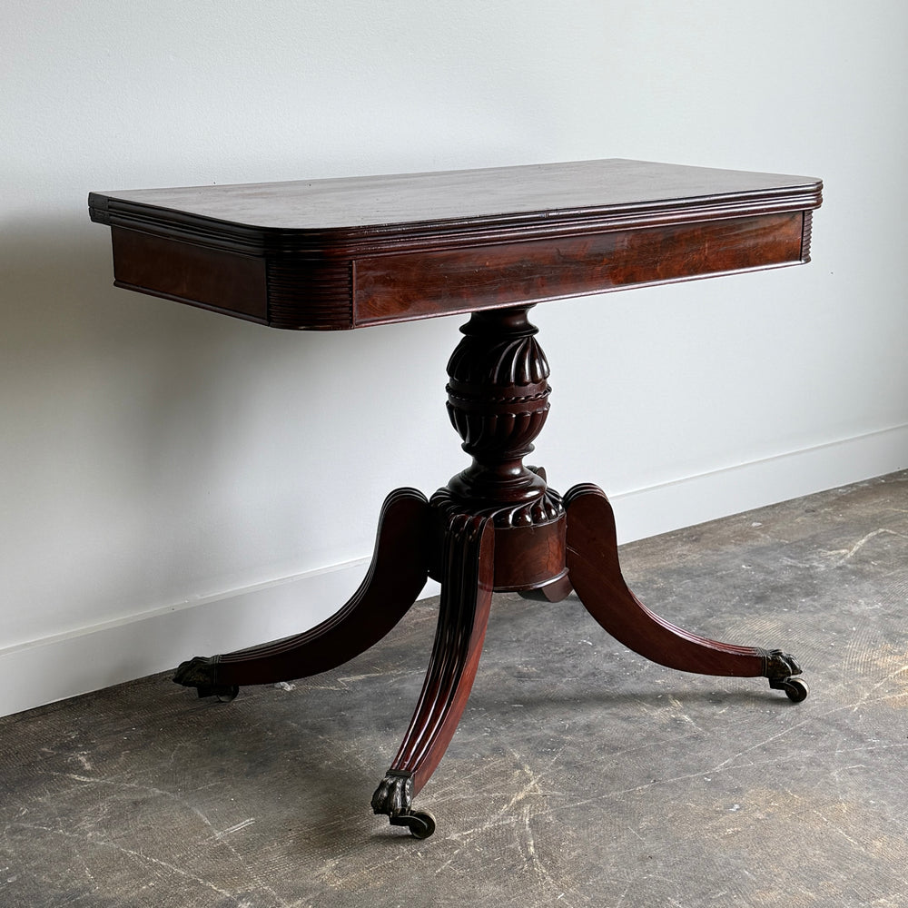 Vintage Empire Mahogany Card table