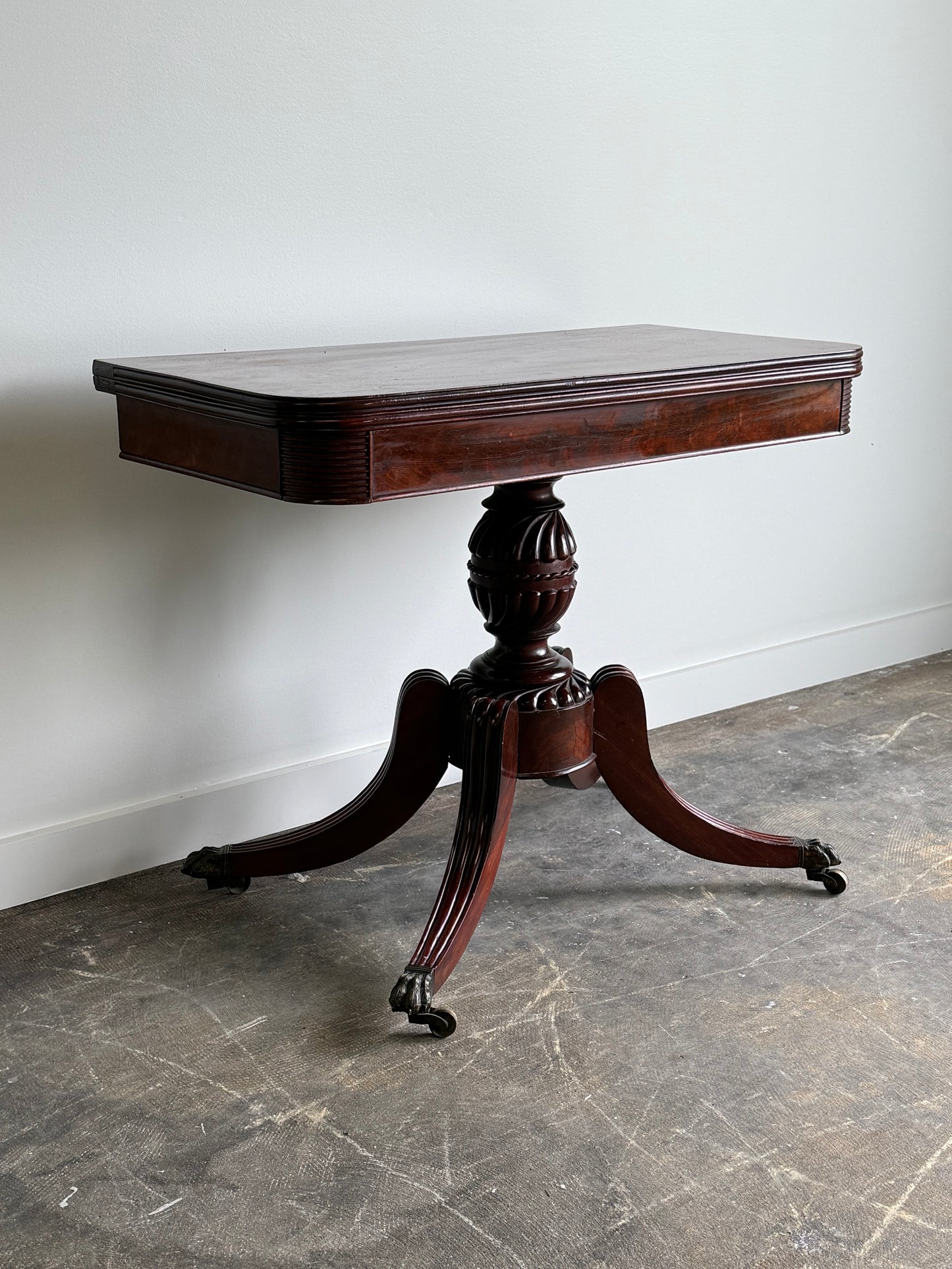 Vintage Empire Mahogany Card table