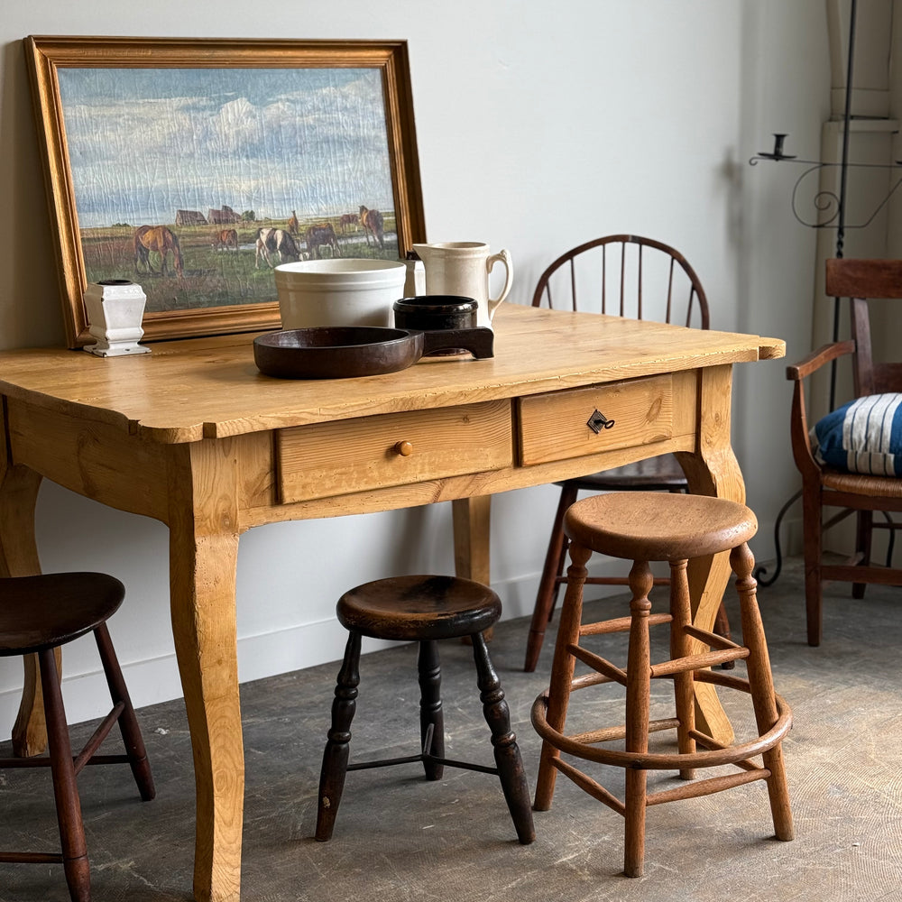 
                  
                    19th Century French Pine Table
                  
                