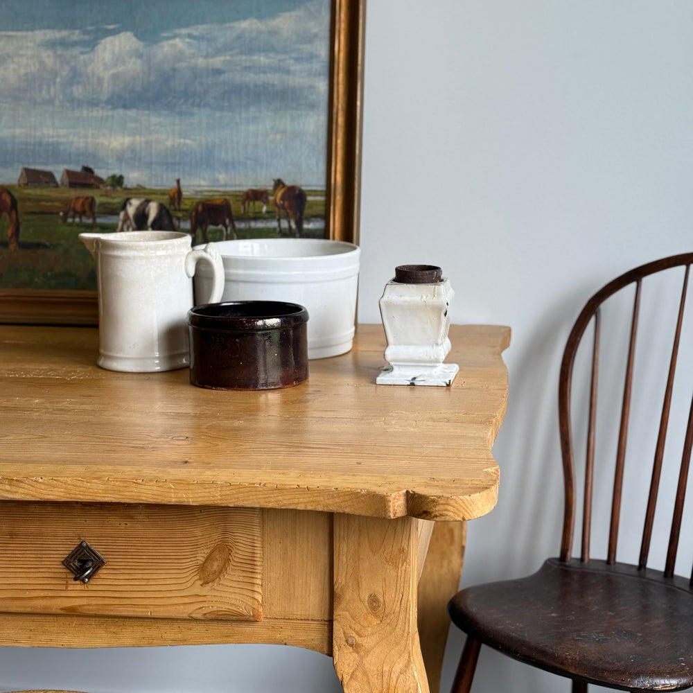 
                  
                    19th Century French Pine Table
                  
                