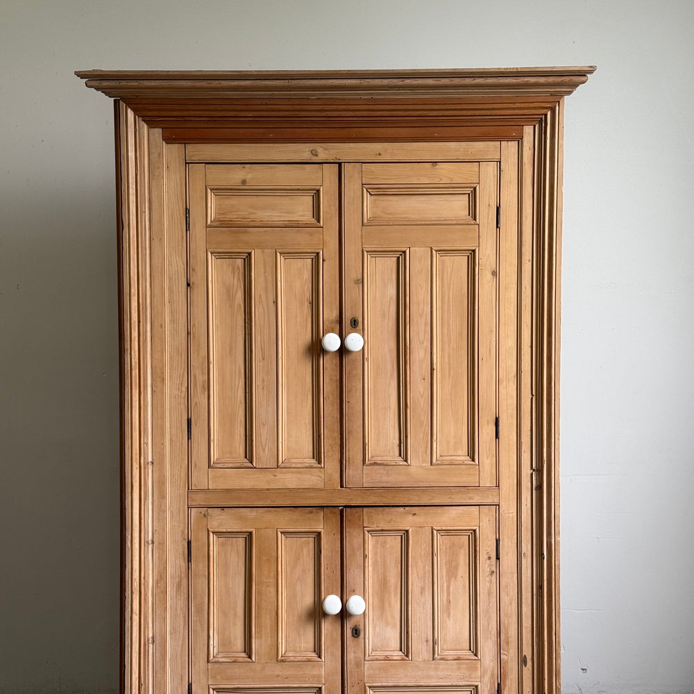 Antique Pine Corner Cupboard