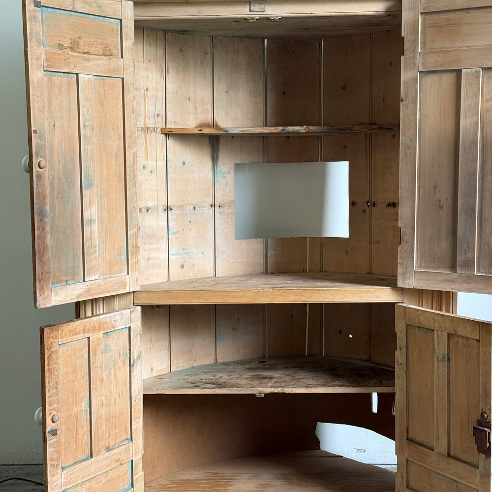 
                  
                    Antique Pine Corner Cupboard
                  
                