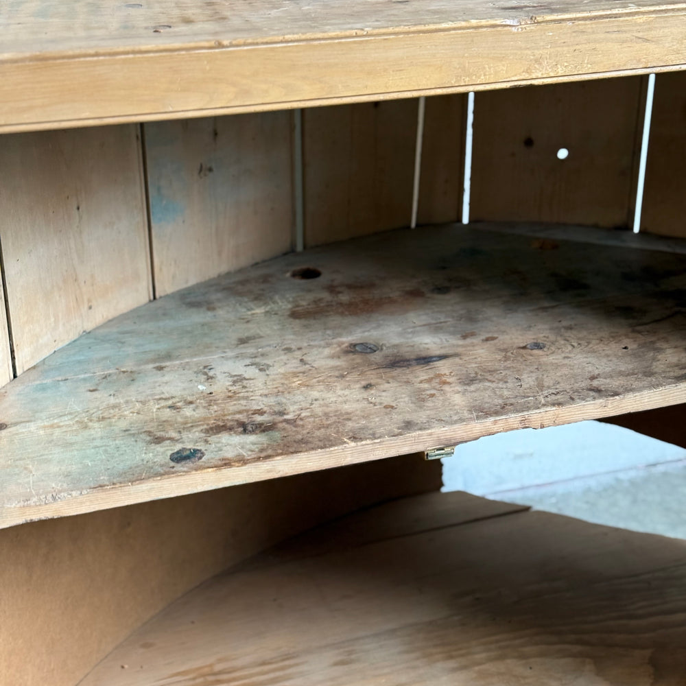 
                  
                    Antique Pine Corner Cupboard
                  
                