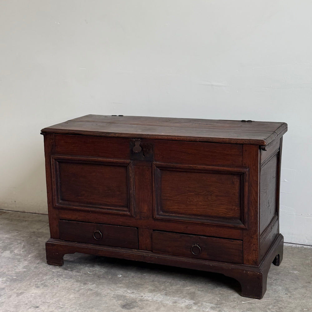 
                  
                    Antique 18th Century Oak Chest
                  
                
