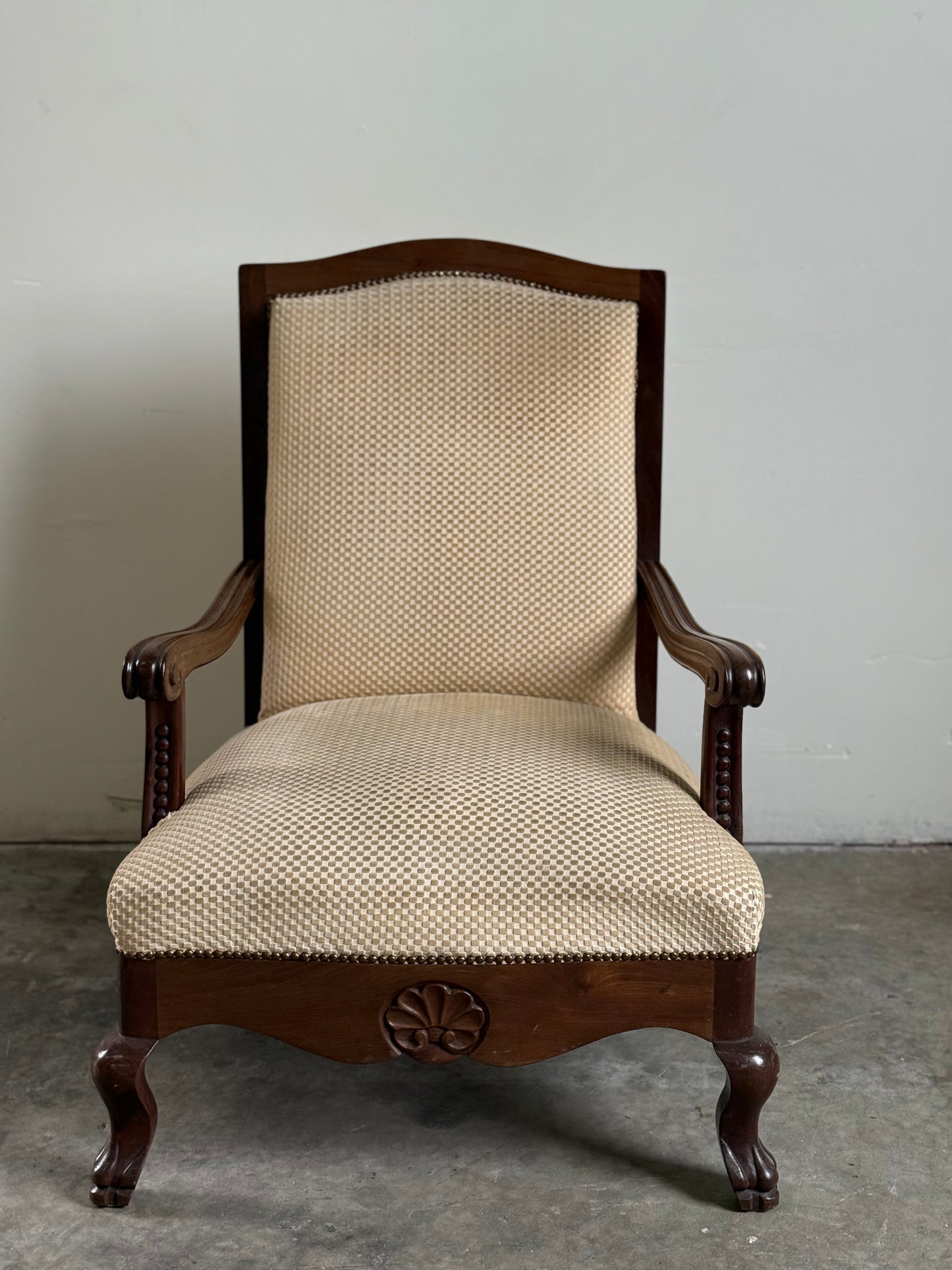 Georgian Style Mahogany Armchair