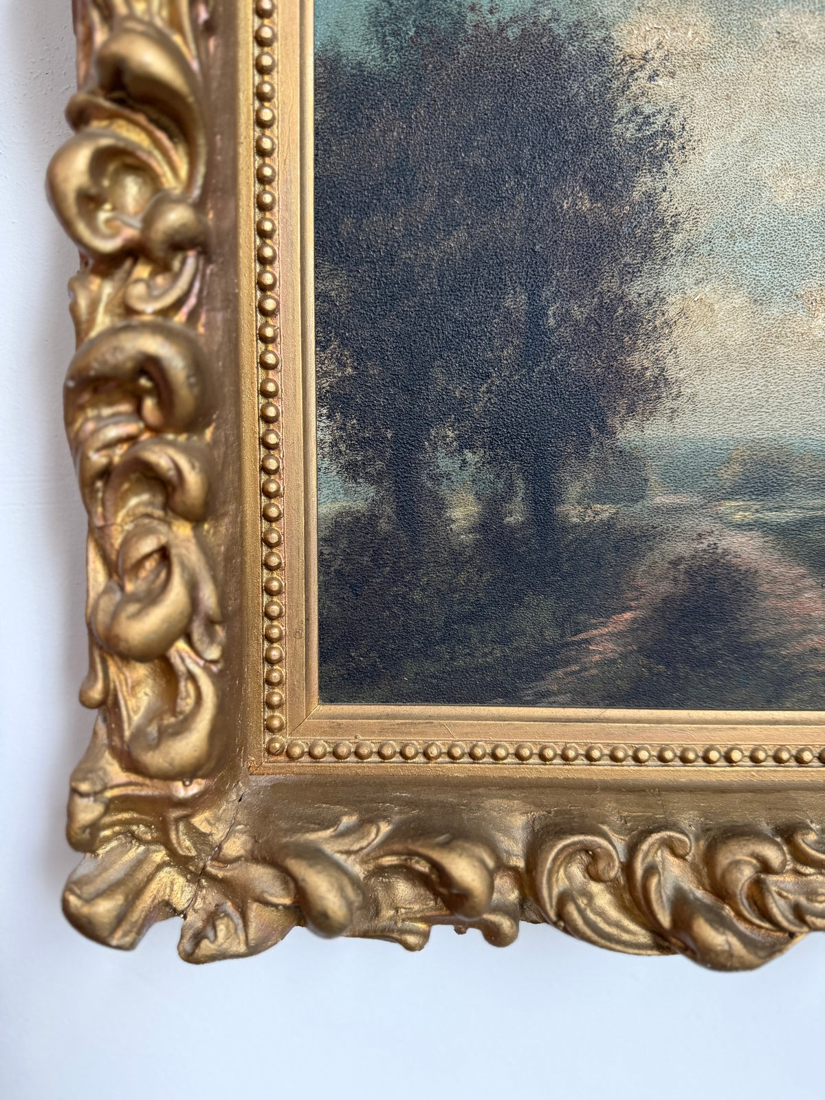 19th C. Landscape, Oil on Canvas