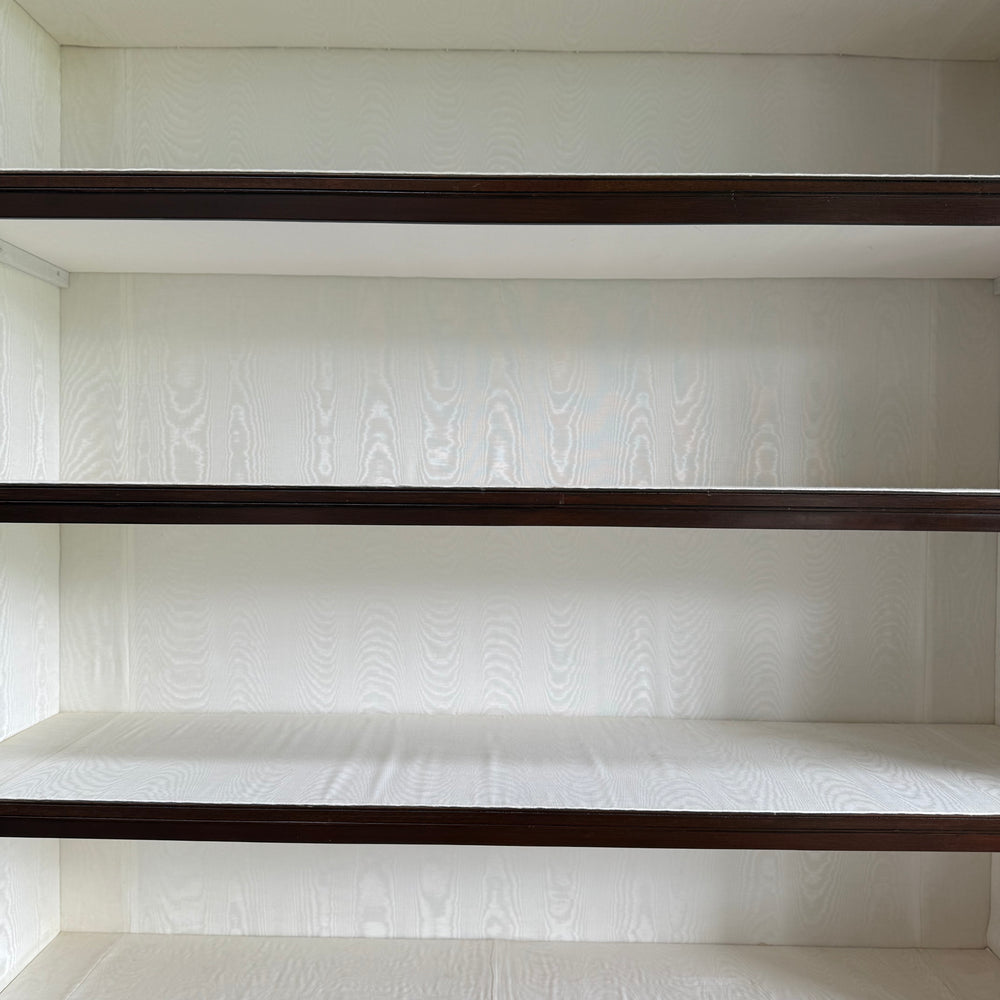 
                  
                    Antique English Mahogany Breakfront Bookcase. 19th C.
                  
                