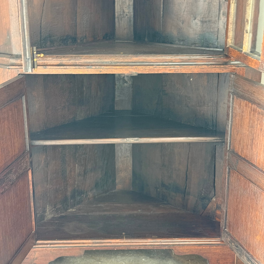 
                  
                    George III Oak Corner Cupboard
                  
                