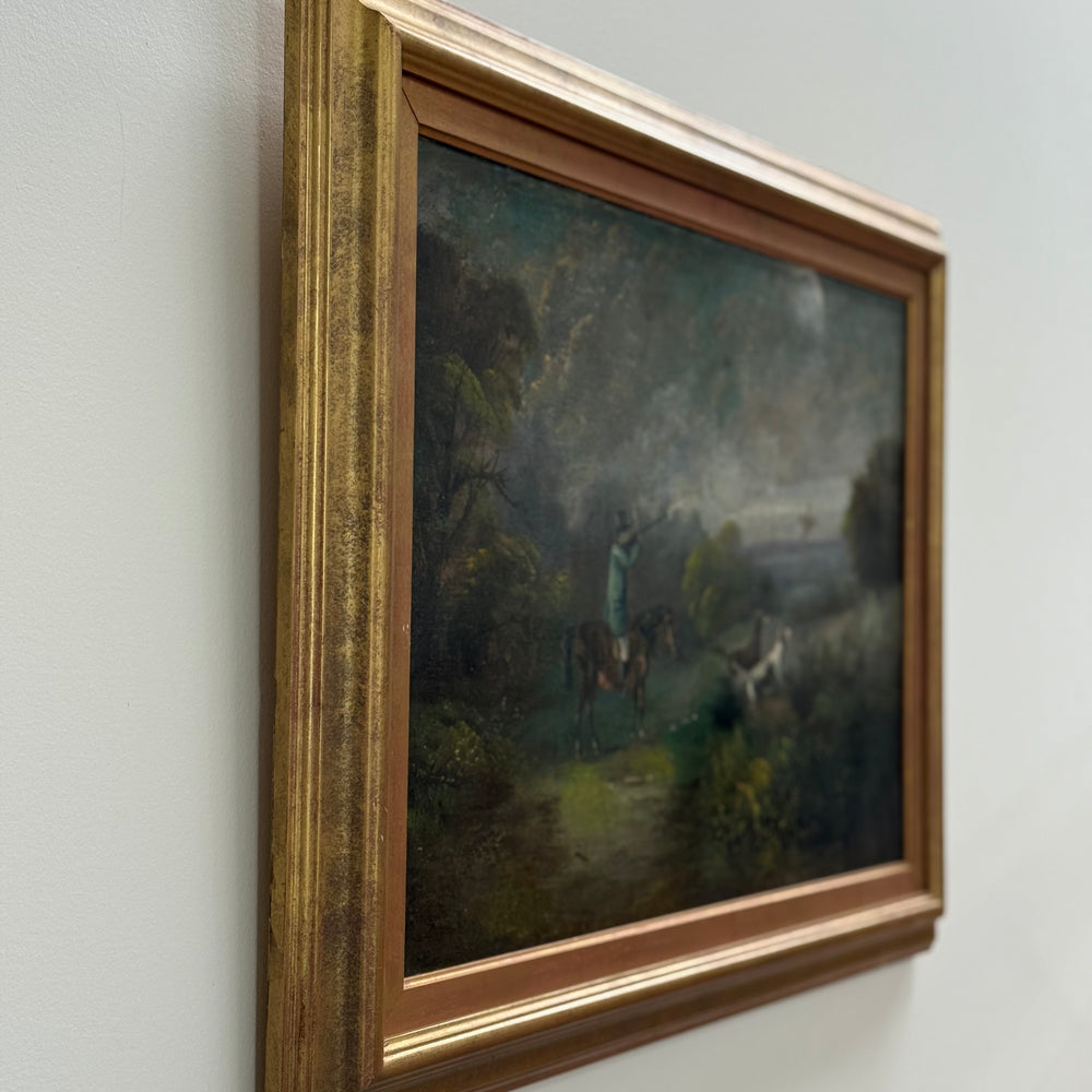 Robin San, Portrait of a horse in Landscape 30" x 34"
