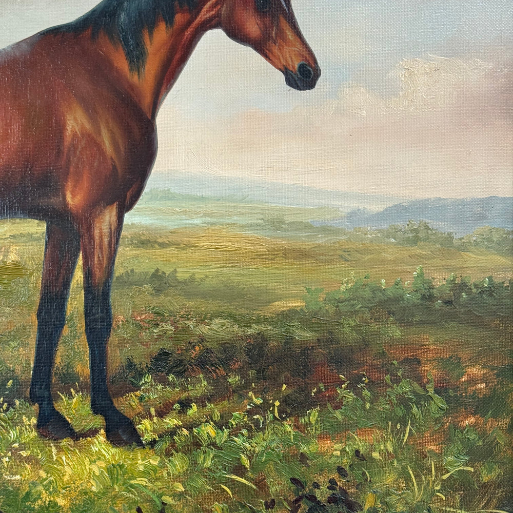 
                  
                    Robin San, Portrait of a horse in Landscape 30" x 34"
                  
                