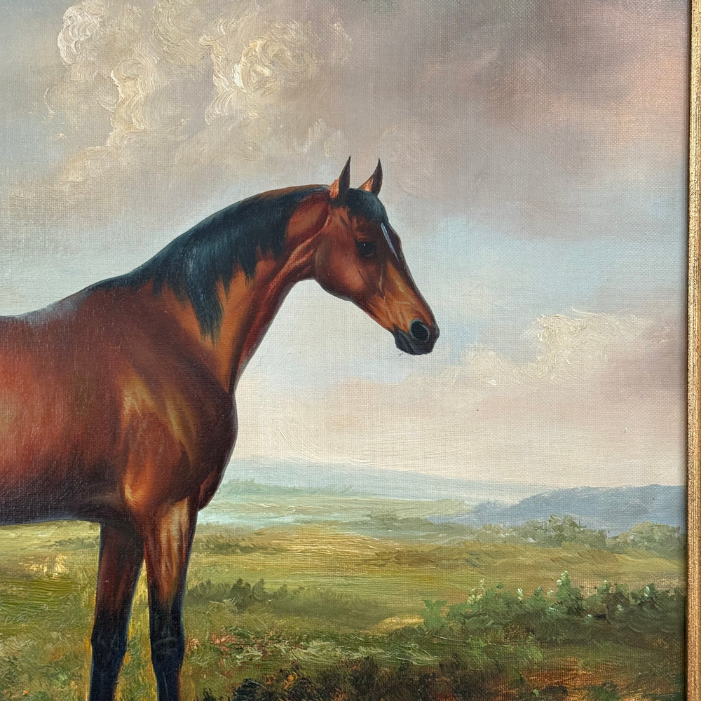 
                  
                    Robin San, Portrait of a horse in Landscape 30" x 34"
                  
                