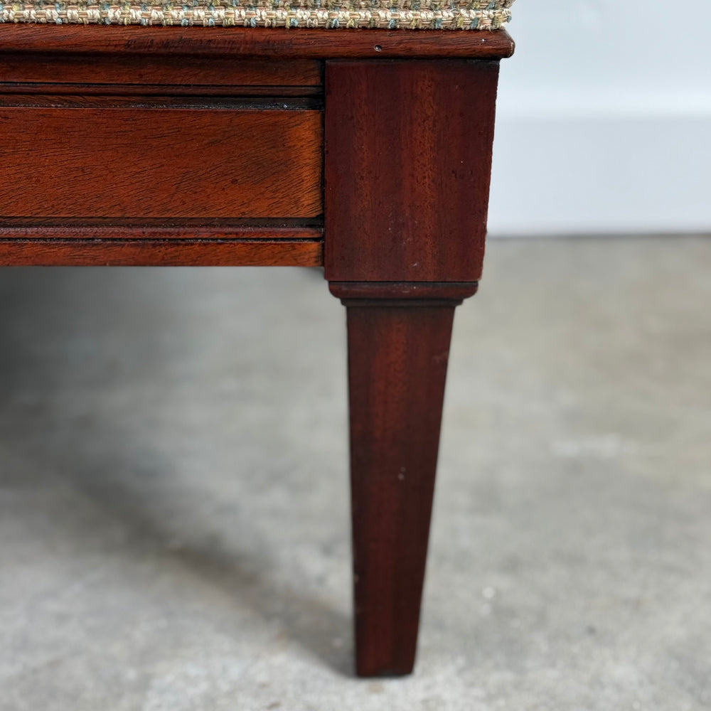 
                  
                    Very Nice Wood and Upholstered Bench
                  
                