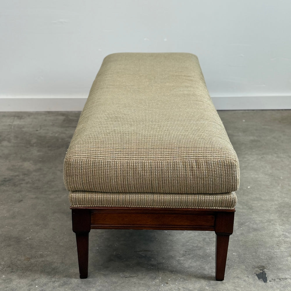 Very Nice Wood and Upholstered Bench