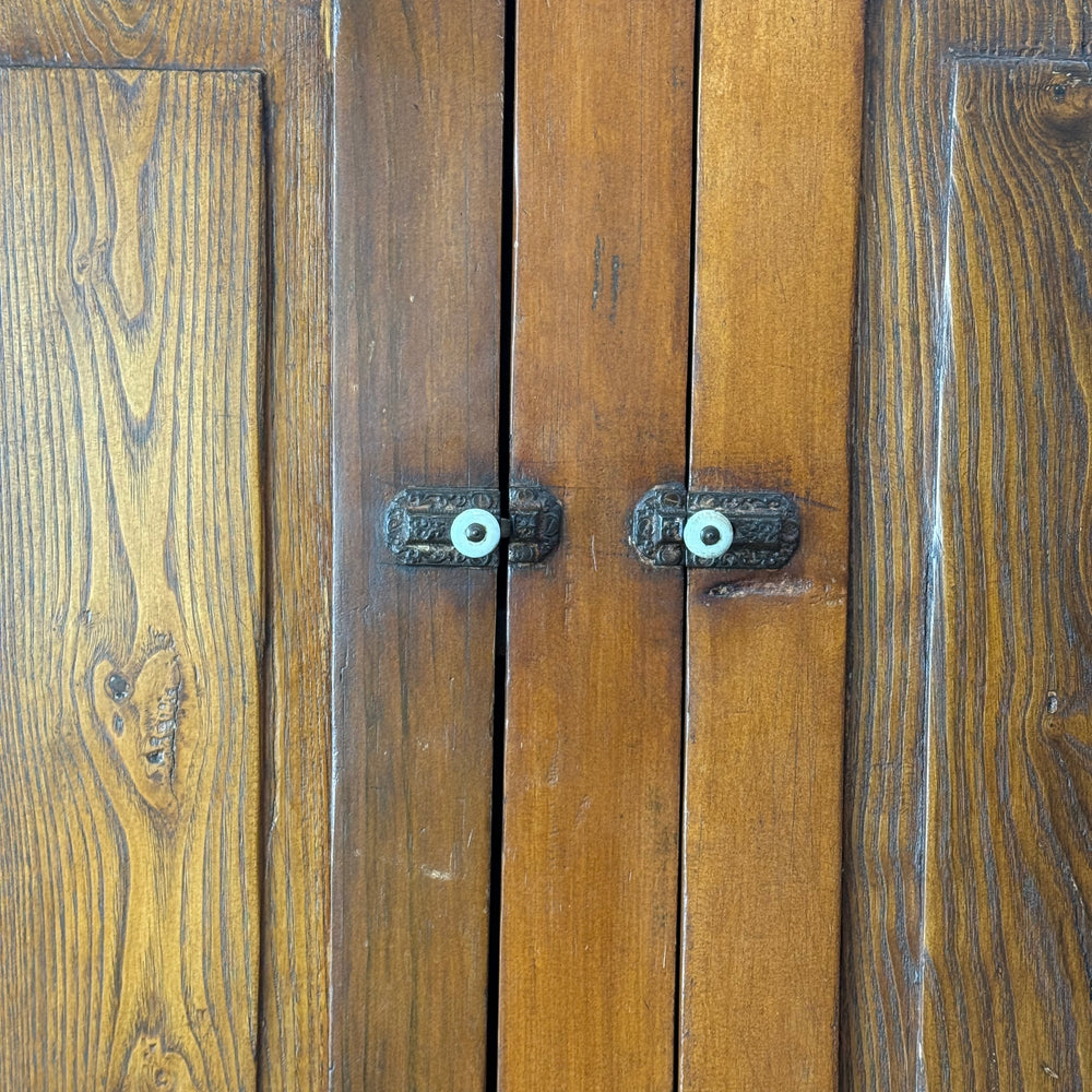 
                  
                    Antique Country Pine Stepback Cupboard
                  
                