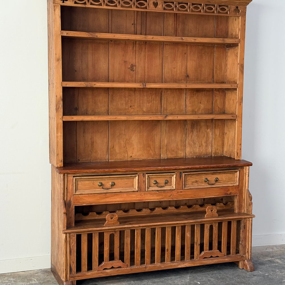 Antique Irish Plate Board Dresser