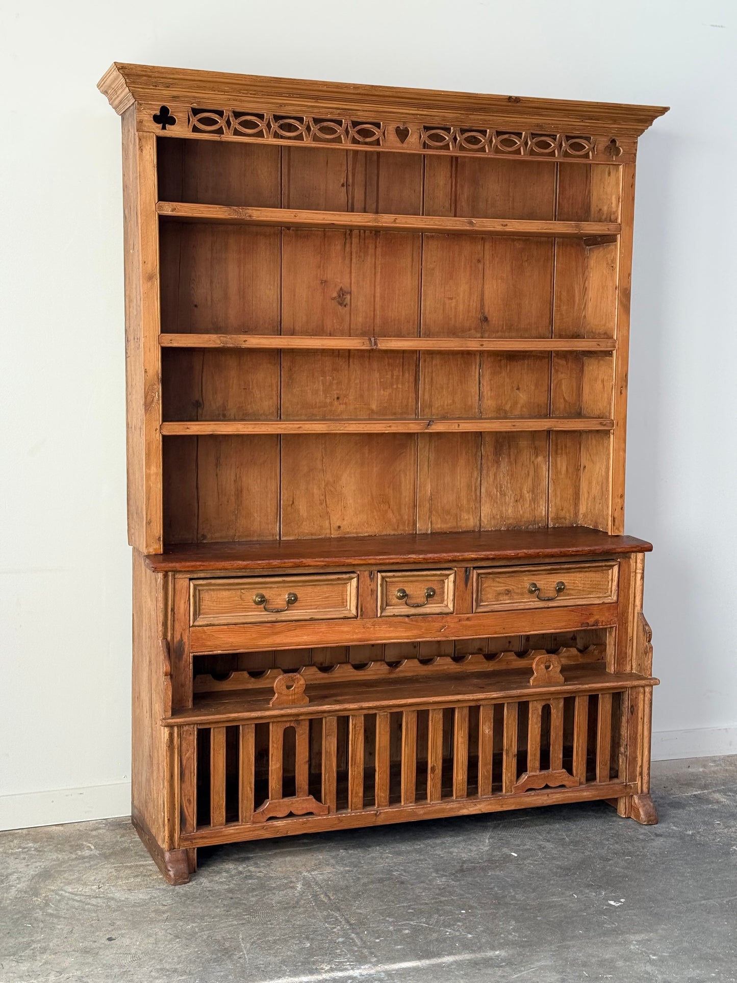 Antique Irish Plate Board Dresser