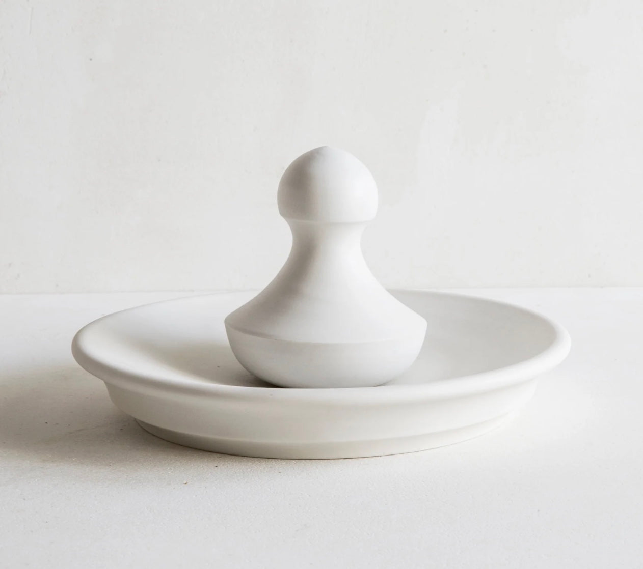 John Julian Handmade Flat Mortar and Pestle