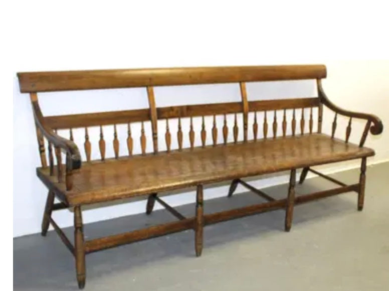 Substantial Antique Deacon's Bench