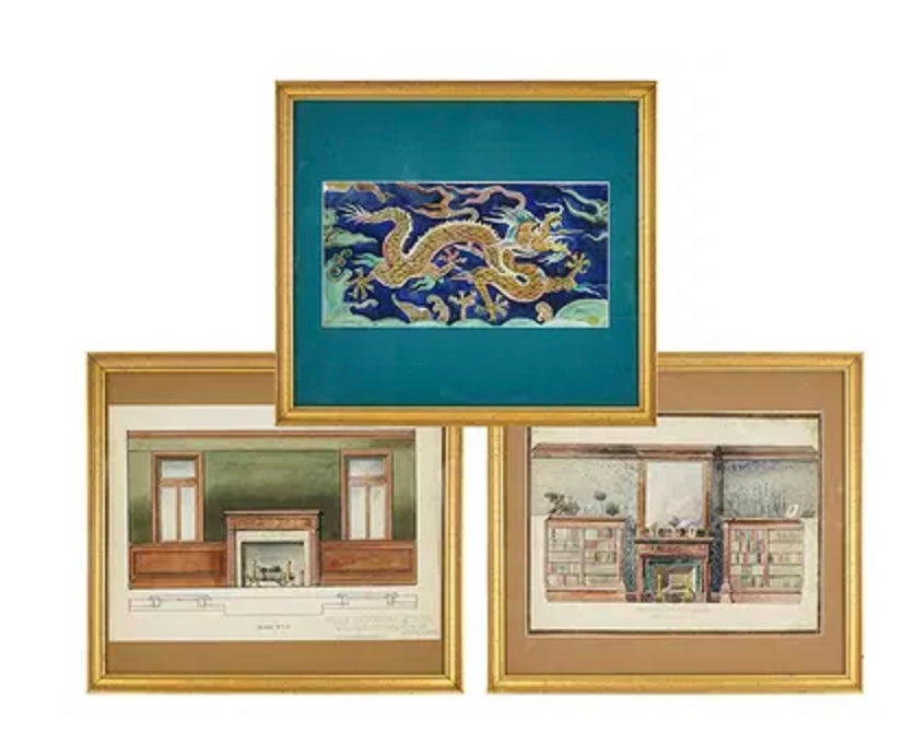 CF Richter (AM 20thc) Three drawings