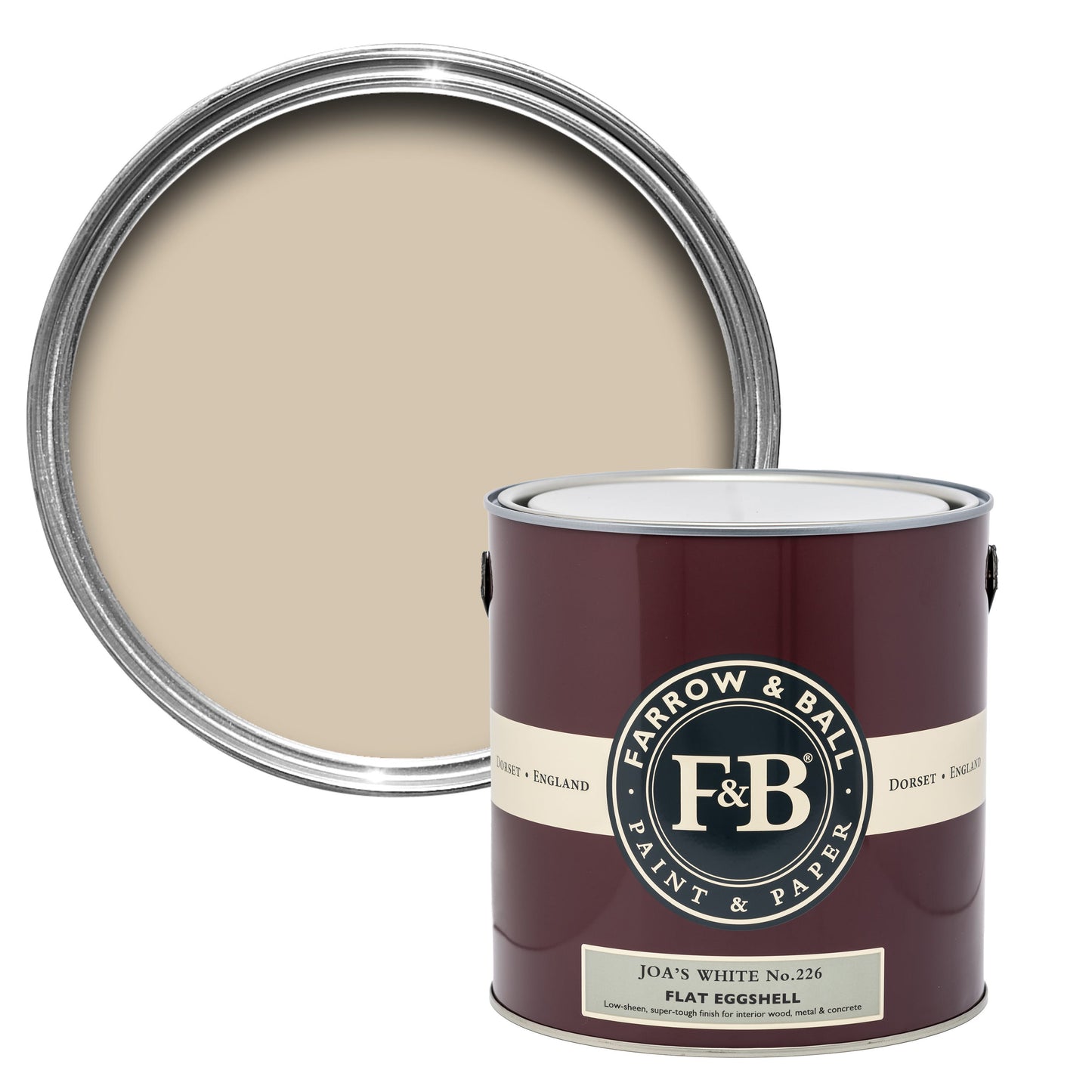 Farrow & Ball Joa's White No. 226 White paint lifestyle image by Farrow & Ball