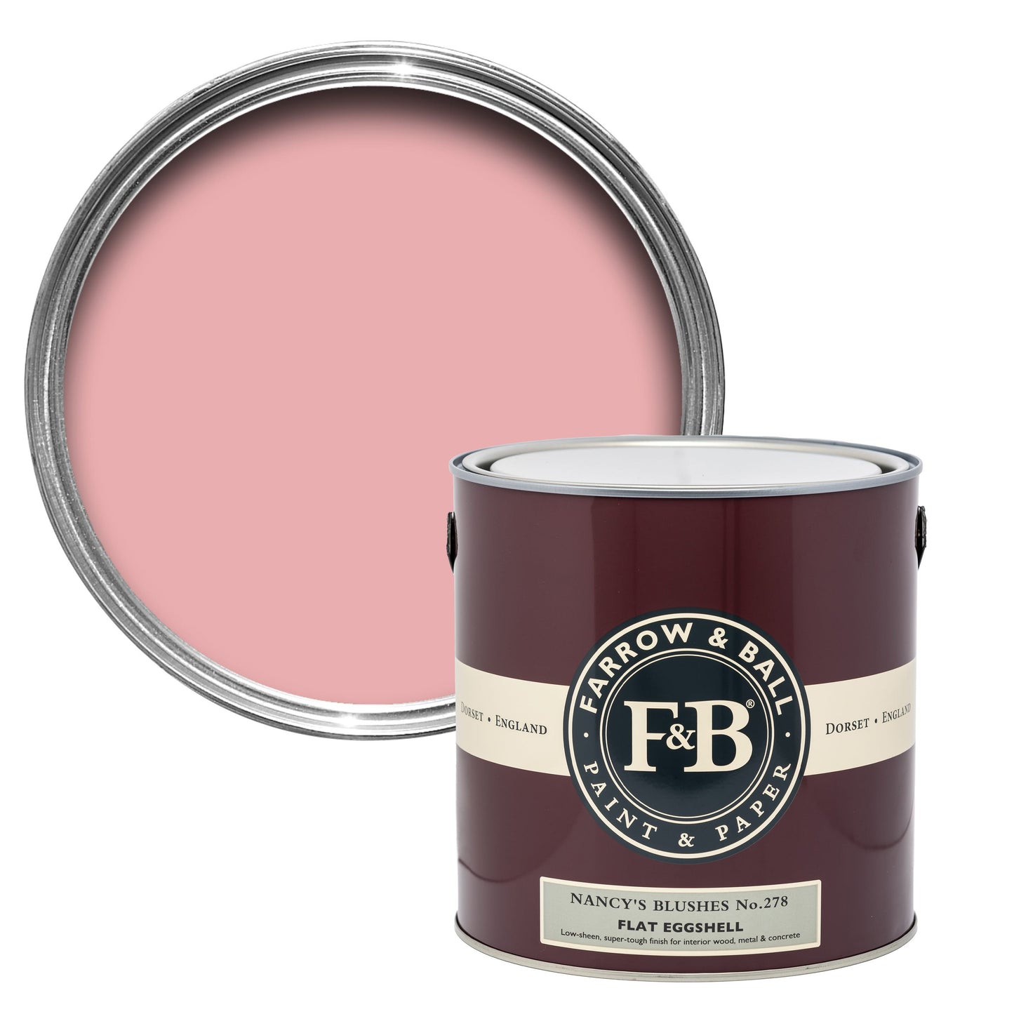 Farrow & Ball Nancy's Blushes No. 278 Pink paint lifestyle image by Farrow & Ball