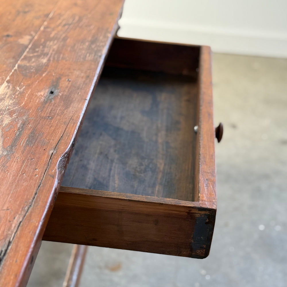 
                  
                    19th Century Dinning Table with Stretcher Base
                  
                