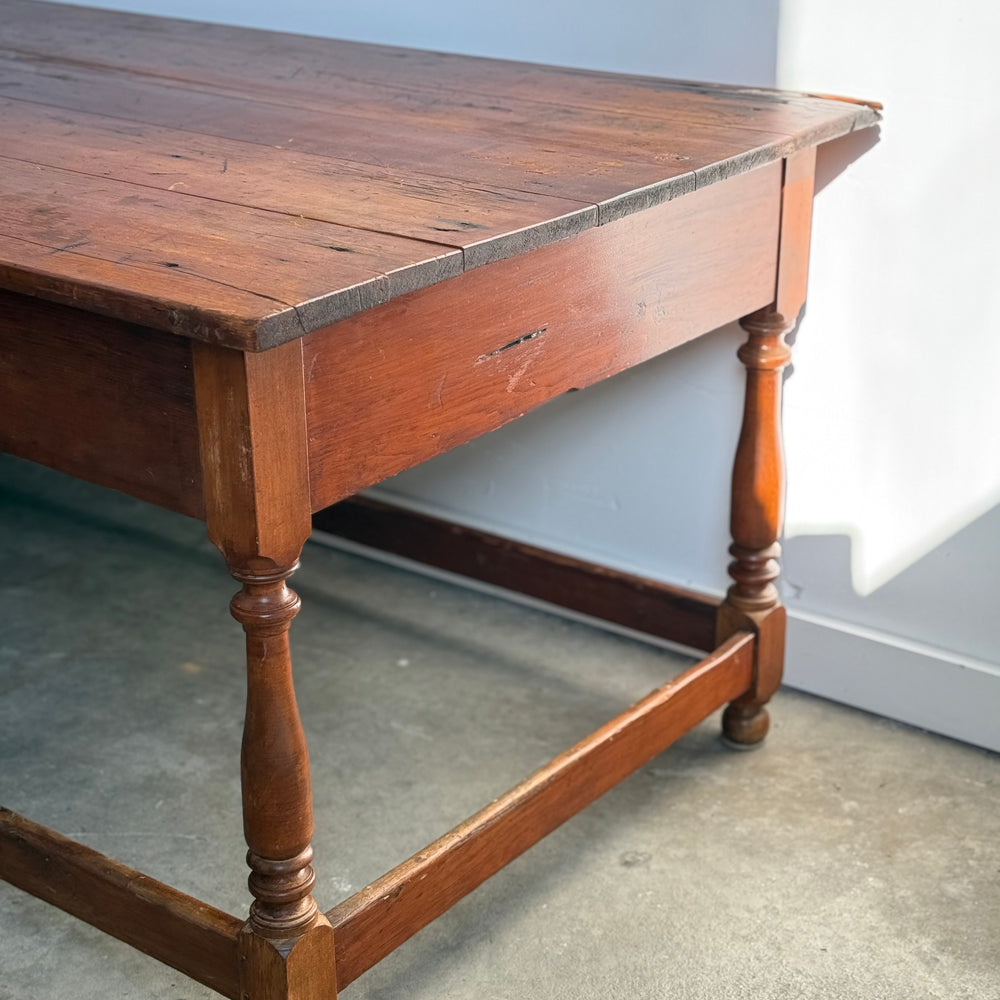 
                  
                    19th Century Dinning Table with Stretcher Base
                  
                