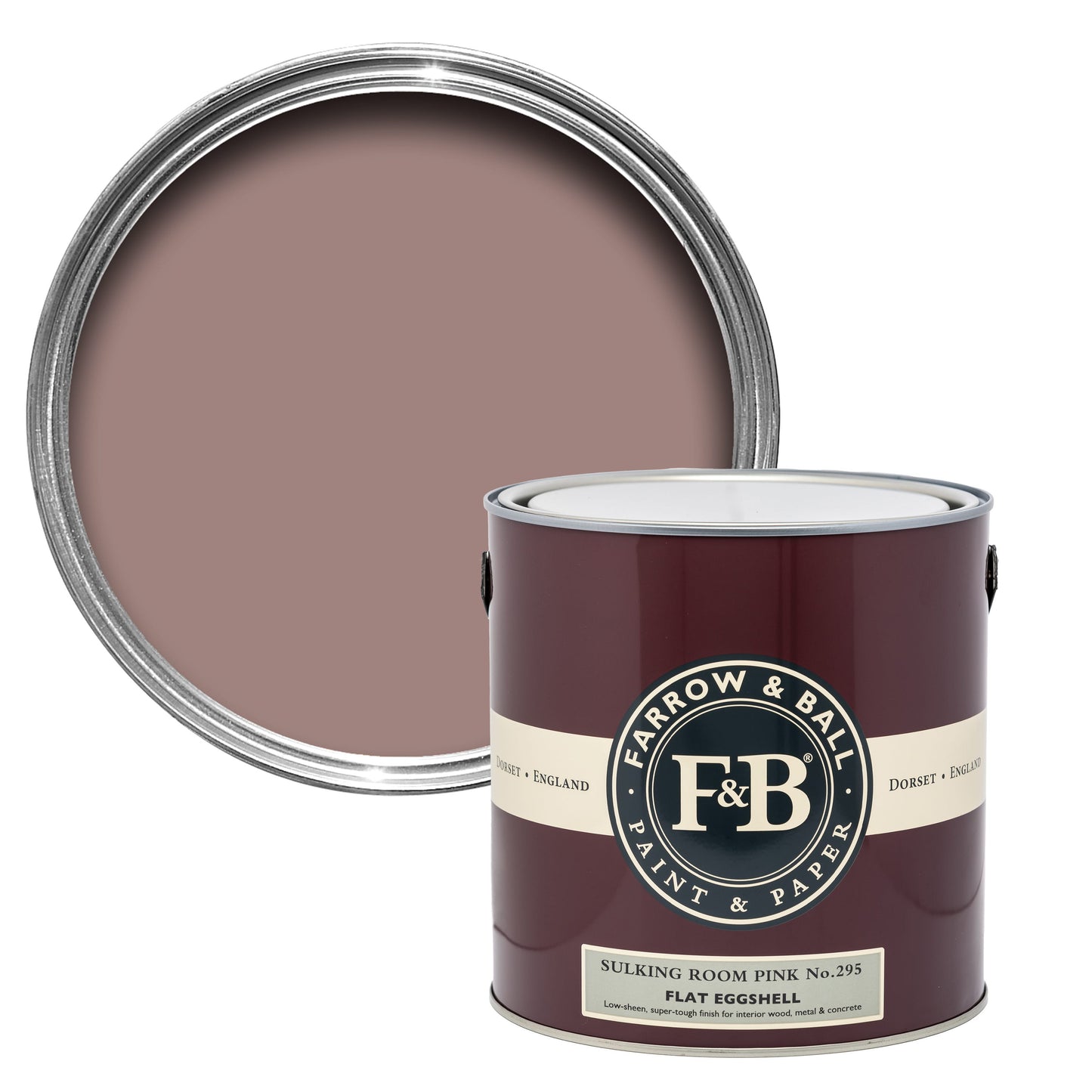 Farrow & Ball Sulking Room Pink No. 295 Pink paint lifestyle image by Farrow & Ball