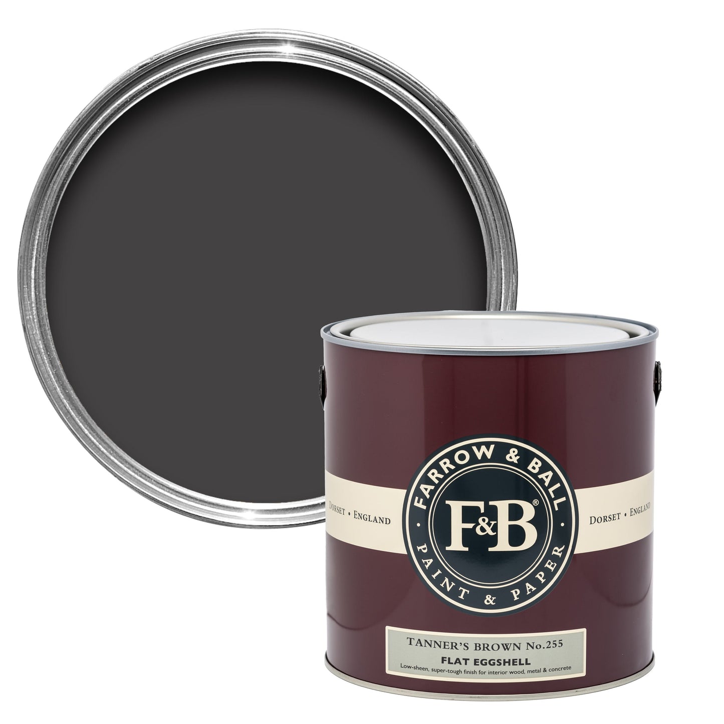Farrow & Ball Tanner's Brown No. 255 Brown paint lifestyle image by Farrow & Ball