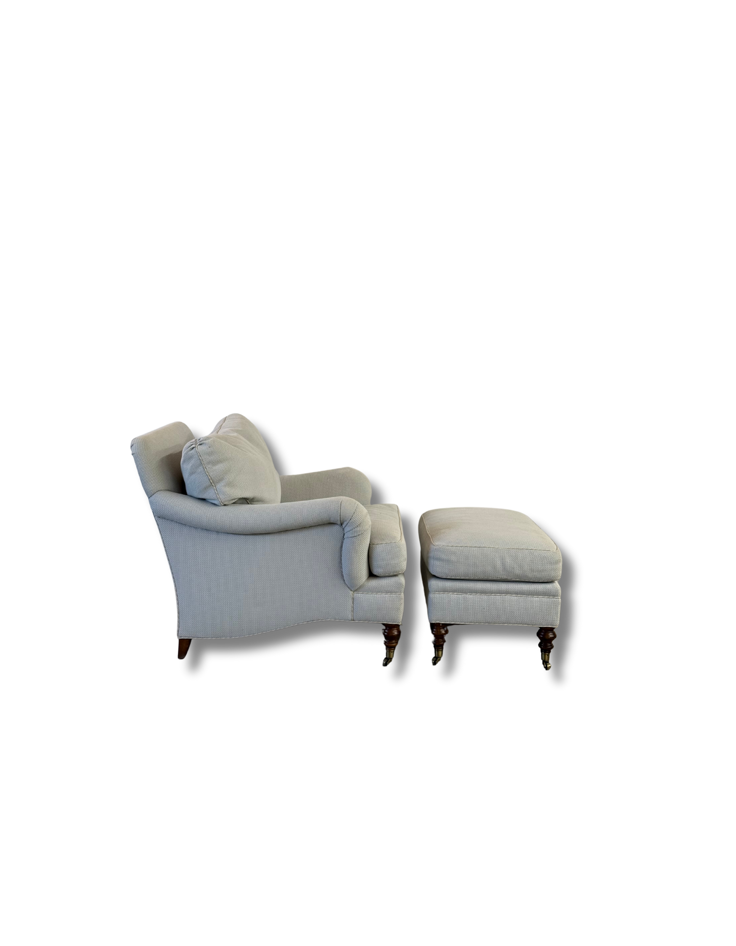 Mittman Ferrell Designer Club Chair and ottoman