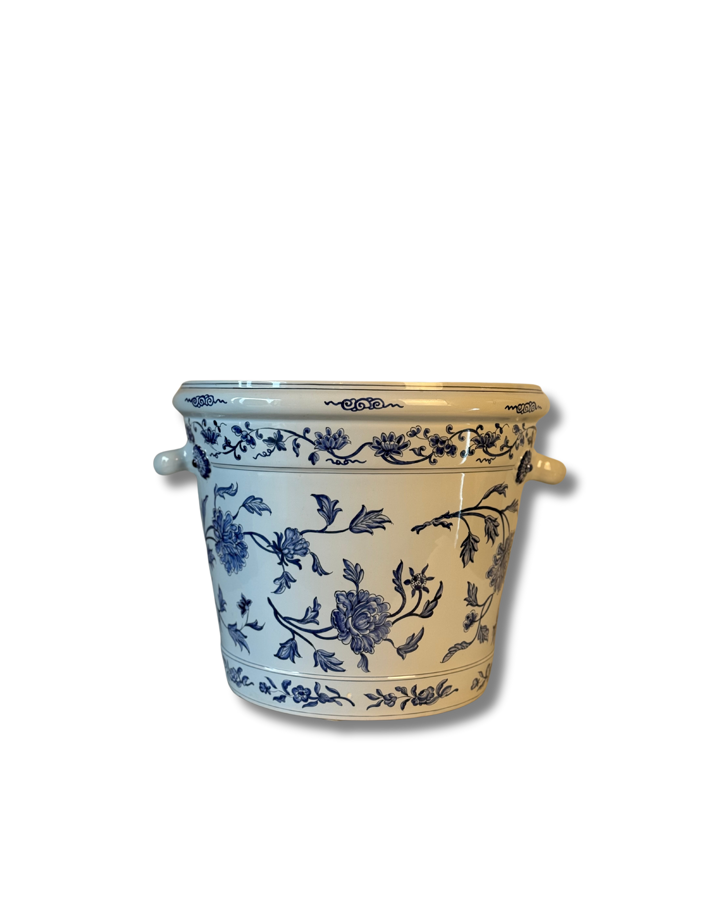 A Tiffany & Co. Faience Blue and White Jardinere