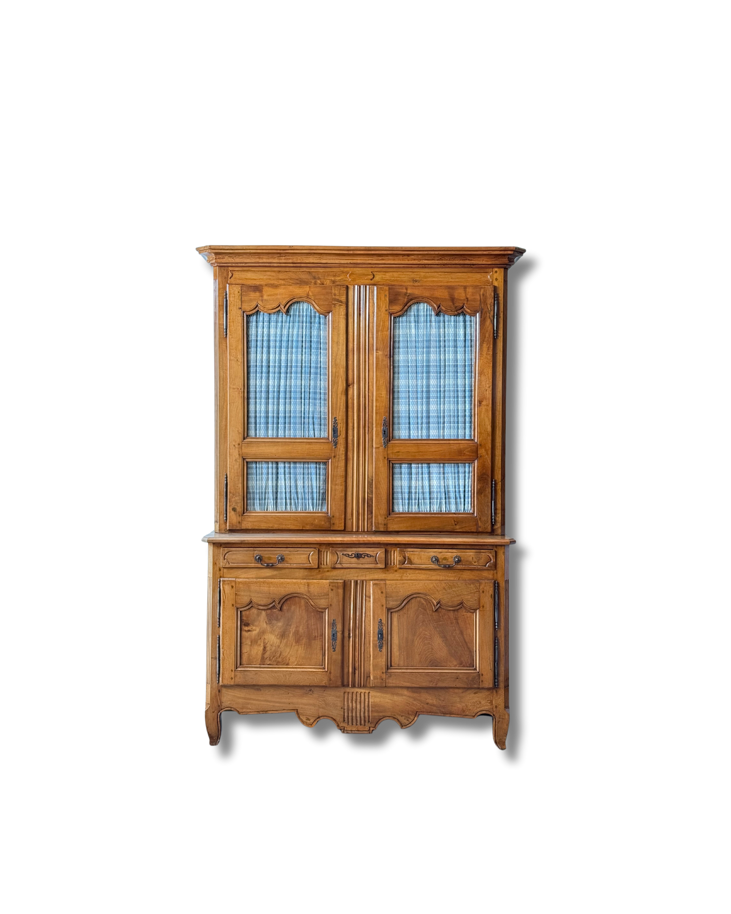 Louis XV Provincial Walnut Bibliotheque, France 18th C.