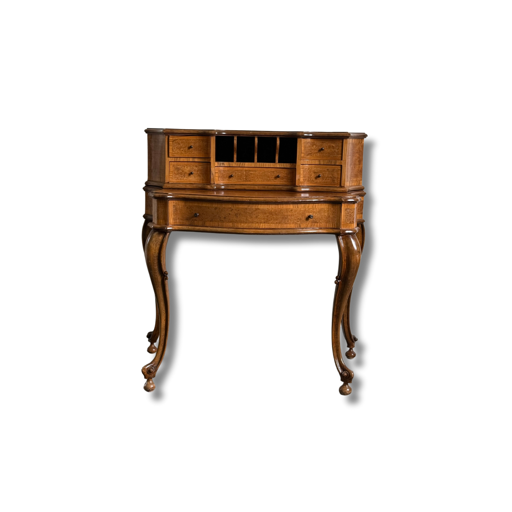 Louis XV Style Bonheur du Jour Serpentine Desk