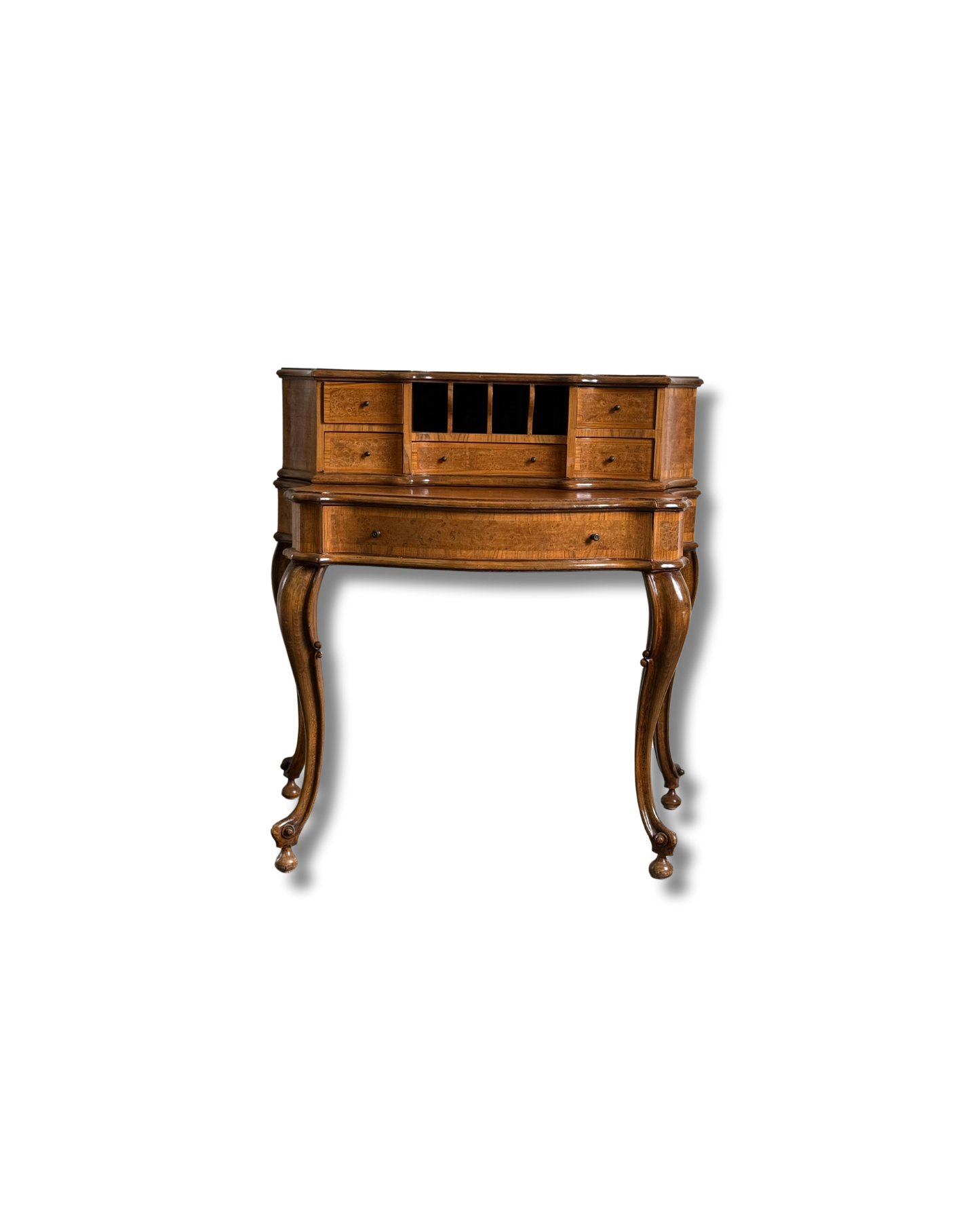 Louis XV Style Bonheur du Jour Serpentine Desk