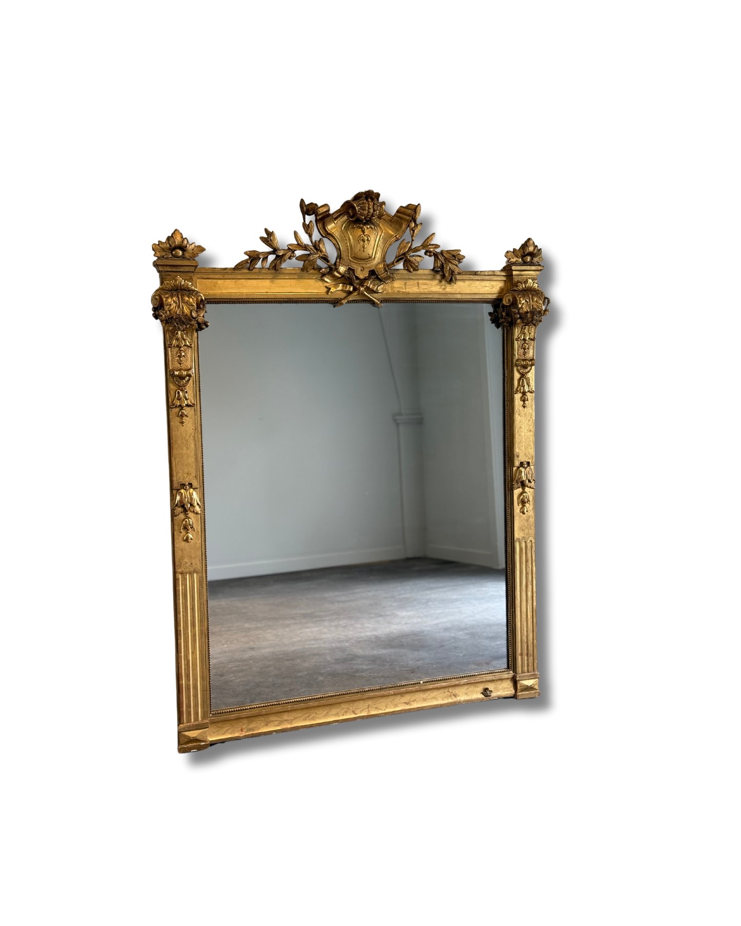 Large Louis XVl Gilt Mirror