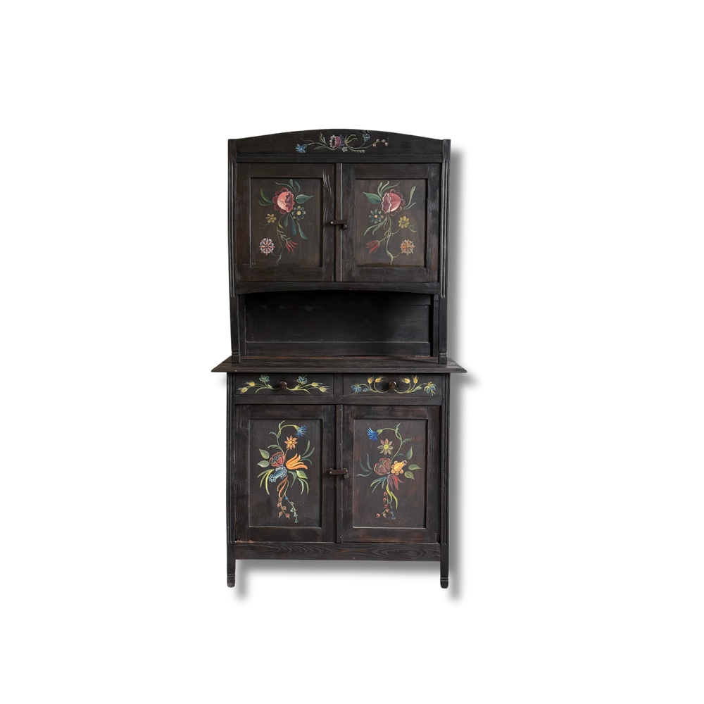 Vintage Dutch Painted Sideboard