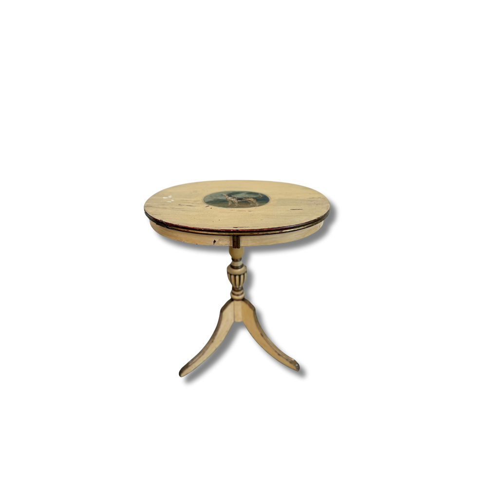 Vintage Dog Portrait Table