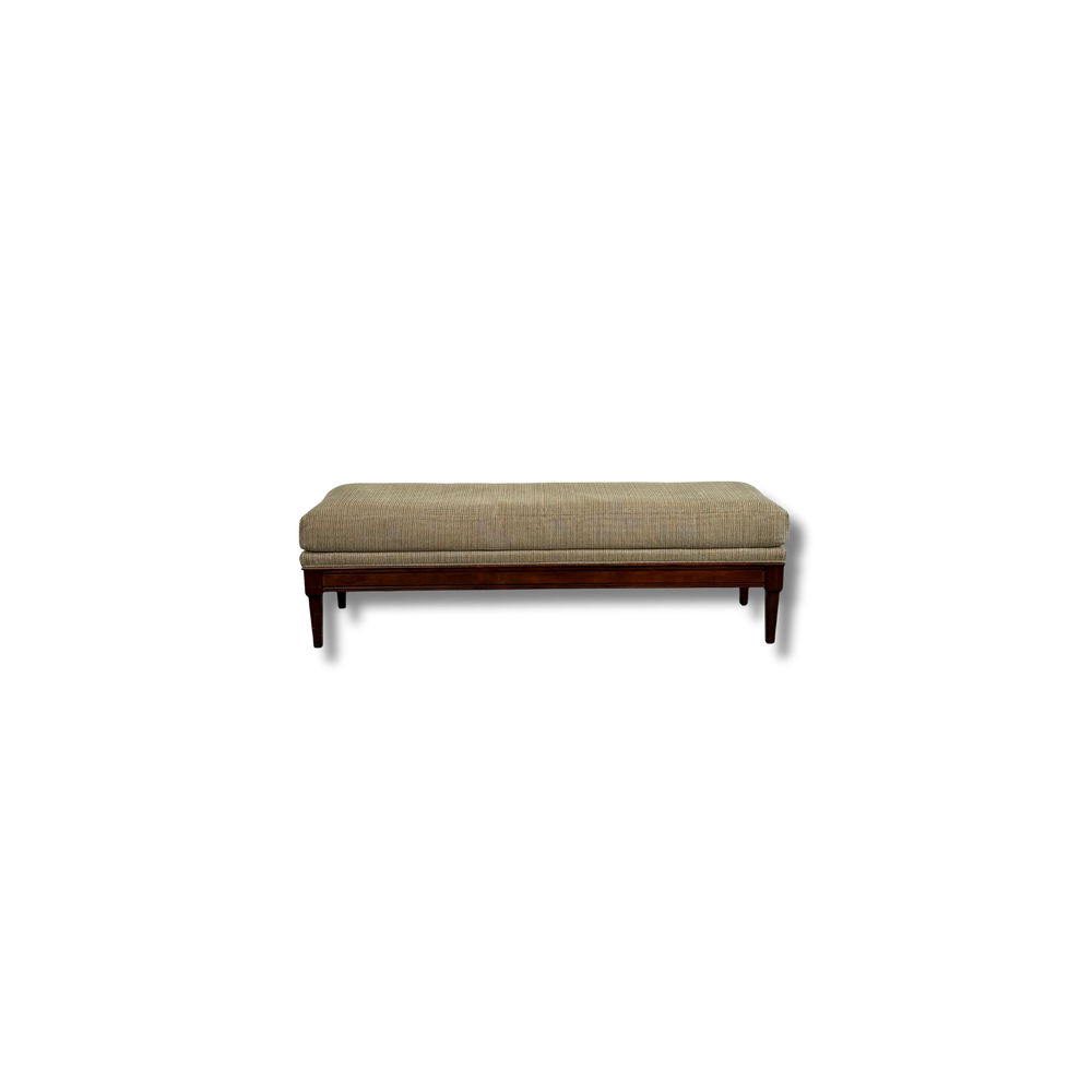 Very Nice Wood and Upholstered Bench