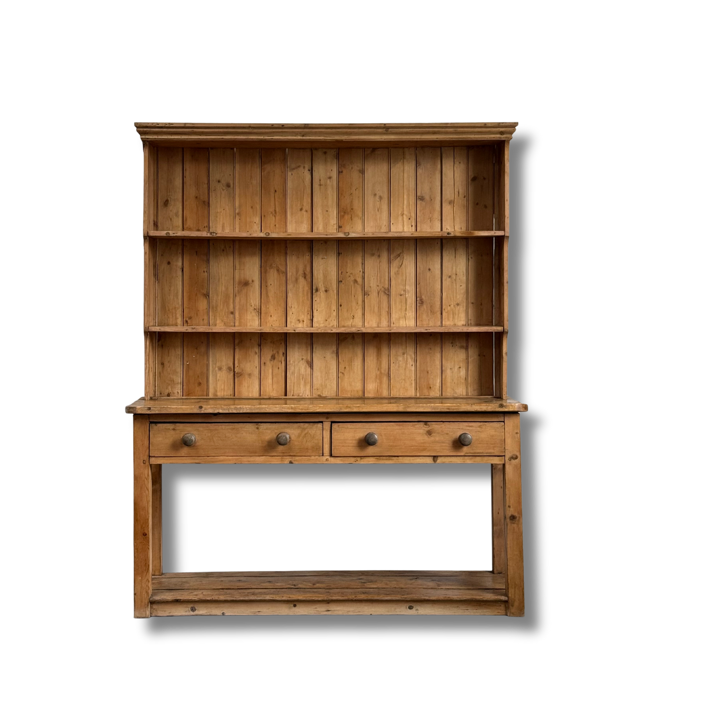 Antique English Pine Pot board or Dresser