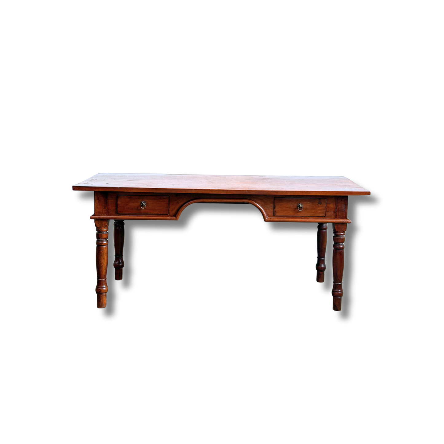 Large Vintage Mahogany Desk. C. 1940